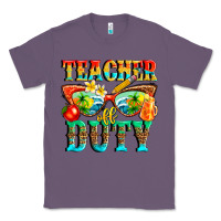 Lavender teacher off duty Classic Tee - texasbilliewilder