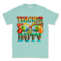 Seafoam teacher off duty Classic Tee - texasbilliewilder