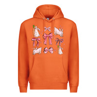 Carrot pink ribbons with rabbits Premium Hoodie - MaliasSmallBusiness