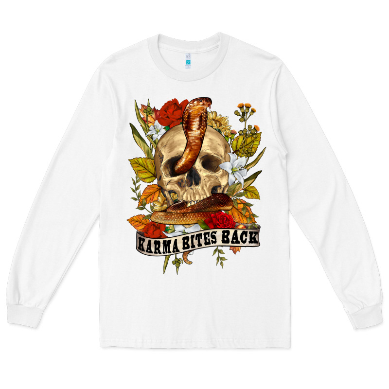 Karma Bites Back Long Sleeve Tee by RanaPortraitStore | Teevron