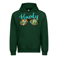 Forest Green western howdy police sunglasses Urban Hoodie - NancyCooperArtShop