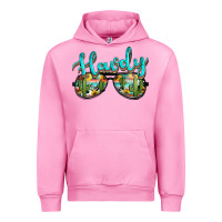 Fuchsia Pink western howdy police sunglasses Urban Hoodie - NancyCooperArtShop