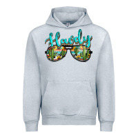 Heather Grey western howdy police sunglasses Urban Hoodie - NancyCooperArtShop