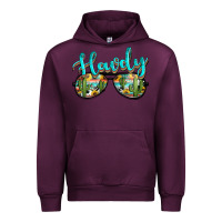 Mauve Wine western howdy police sunglasses Urban Hoodie - NancyCooperArtShop
