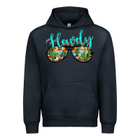 Navy western howdy police sunglasses Urban Hoodie - NancyCooperArtShop