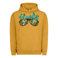 Pigment Peanut Butter western howdy police sunglasses Urban Hoodie - NancyCooperArtShop