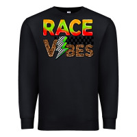 Black race vibes Premium Sweatshirt - AdoDesignShop