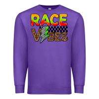 Purple race vibes Premium Sweatshirt - AdoDesignShop