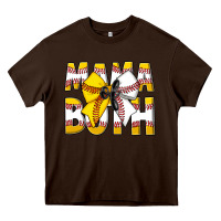 Chocolate Brown Mama Of Both Heavy Core Tee - CowhideDigitalArt