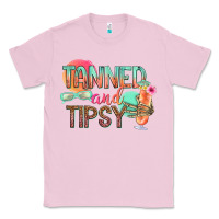 Bubblegum Pink tanned and tipsy Classic Tee - texasbilliewilder