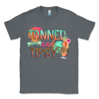 Charcoal Heather tanned and tipsy Classic Tee - texasbilliewilder