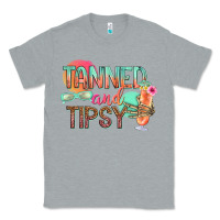 Heather Grey tanned and tipsy Classic Tee - texasbilliewilder