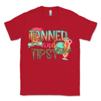 Red tanned and tipsy Classic Tee - texasbilliewilder