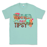 Seafoam tanned and tipsy Classic Tee - texasbilliewilder