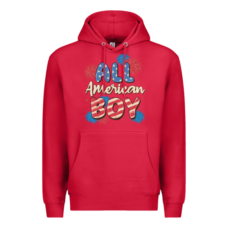 All American Boy Premium Hoodie by MaliasSmallBusiness | Teevron