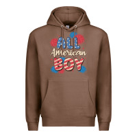 Chestnut all american boy Premium Hoodie - MaliasSmallBusiness