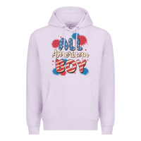 Lilac all american boy Premium Hoodie - MaliasSmallBusiness