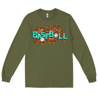 Army Green baseball Long Sleeve Tee - texasbilliewilder