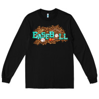 Black baseball Long Sleeve Tee - texasbilliewilder