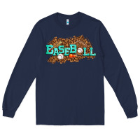 Navy baseball Long Sleeve Tee - texasbilliewilder