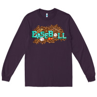 Plum baseball Long Sleeve Tee - texasbilliewilder