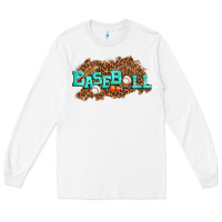 White baseball Long Sleeve Tee - texasbilliewilder