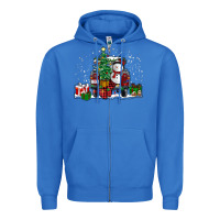 True Royal christmas truck Zipper Hoodie - RanaPortraitStore