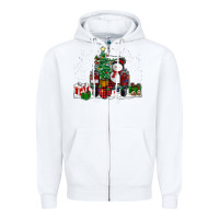 White christmas truck Zipper Hoodie - RanaPortraitStore