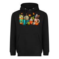 Black fall coffee cups Heavyweight Hoodie - AdoDesignShop