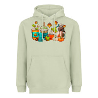 Matcha fall coffee cups Heavyweight Hoodie - AdoDesignShop