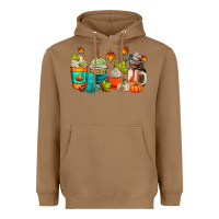 Toasted Coconut fall coffee cups Heavyweight Hoodie - AdoDesignShop