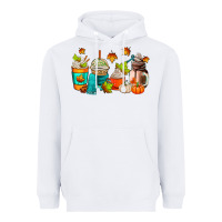 White fall coffee cups Heavyweight Hoodie - AdoDesignShop