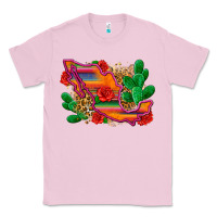 Bubblegum Pink mexico map Classic Tee - Zillion Design Studio