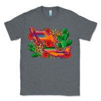 Charcoal Heather mexico map Classic Tee - Zillion Design Studio