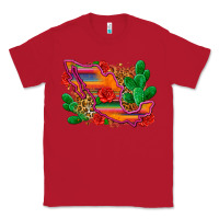 Red mexico map Classic Tee - Zillion Design Studio