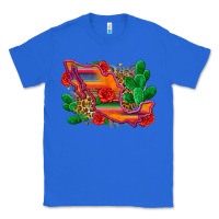 True Royal mexico map Classic Tee - Zillion Design Studio