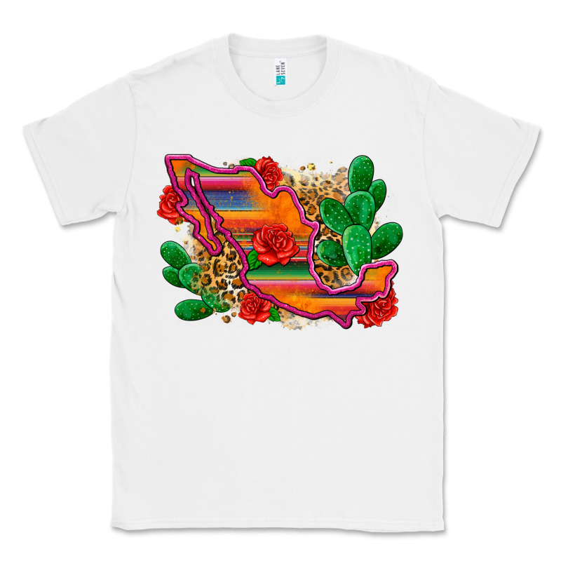 Mexico Map Classic Tee by Zillion Design Studio | Teevron