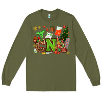 Army Green cna christmas Long Sleeve Tee - AdoDesignShop