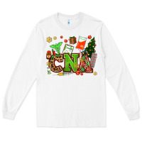 White cna christmas Long Sleeve Tee - AdoDesignShop