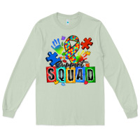 Matcha support squad autism Long Sleeve Tee - Zillion Design Studio