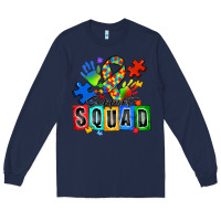 Navy support squad autism Long Sleeve Tee - Zillion Design Studio
