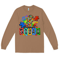 Toasted Coconut support squad autism Long Sleeve Tee - Zillion Design Studio