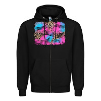Black race background Zipper Hoodie - Zillion Design Studio