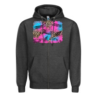Charcoal Heather race background Zipper Hoodie - Zillion Design Studio