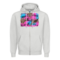 Dove Grey race background Zipper Hoodie - Zillion Design Studio