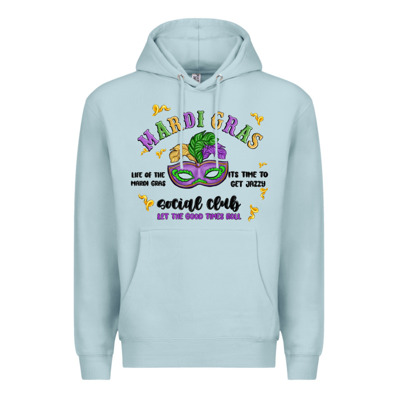 Mardi Gras Social Club Premium Hoodie by MaliasSmallBusiness | Teevron