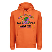Carrot mardi gras social club Premium Hoodie - MaliasSmallBusiness
