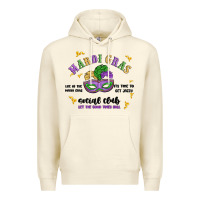 Sandshell mardi gras social club Premium Hoodie - MaliasSmallBusiness