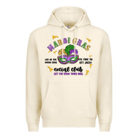 Tofu mardi gras social club Premium Hoodie - MaliasSmallBusiness