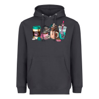 Smoke cat  coffee cup Heavyweight Hoodie - AdoDesignShop